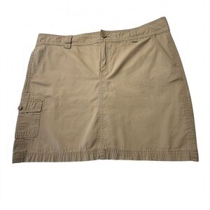 G. H. Bass & Co. Casual Khaki Cargo Pocket Skirt